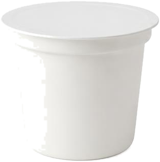 Vasetto grande di yogurt bianco naturale